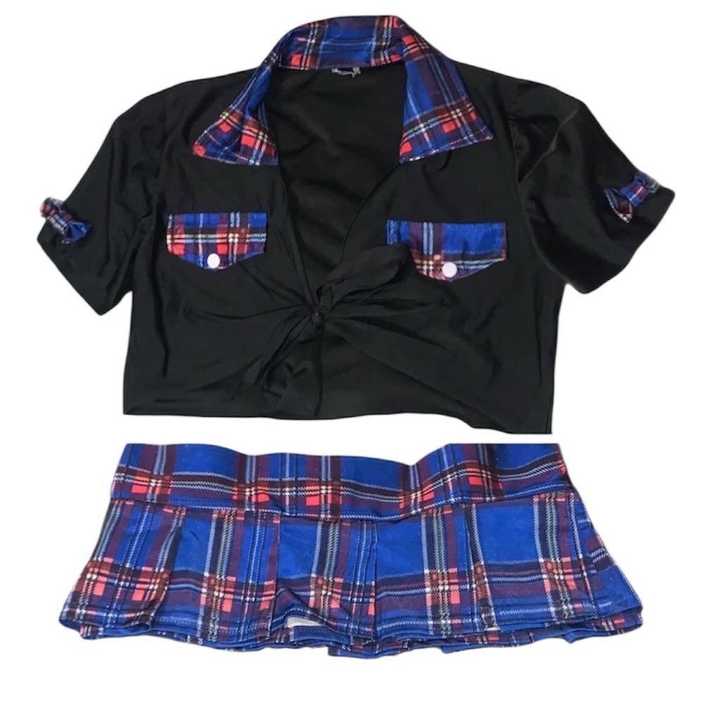 Be Wicked Sexy School Girl Dance-wear/ Sexy Time Set🔥